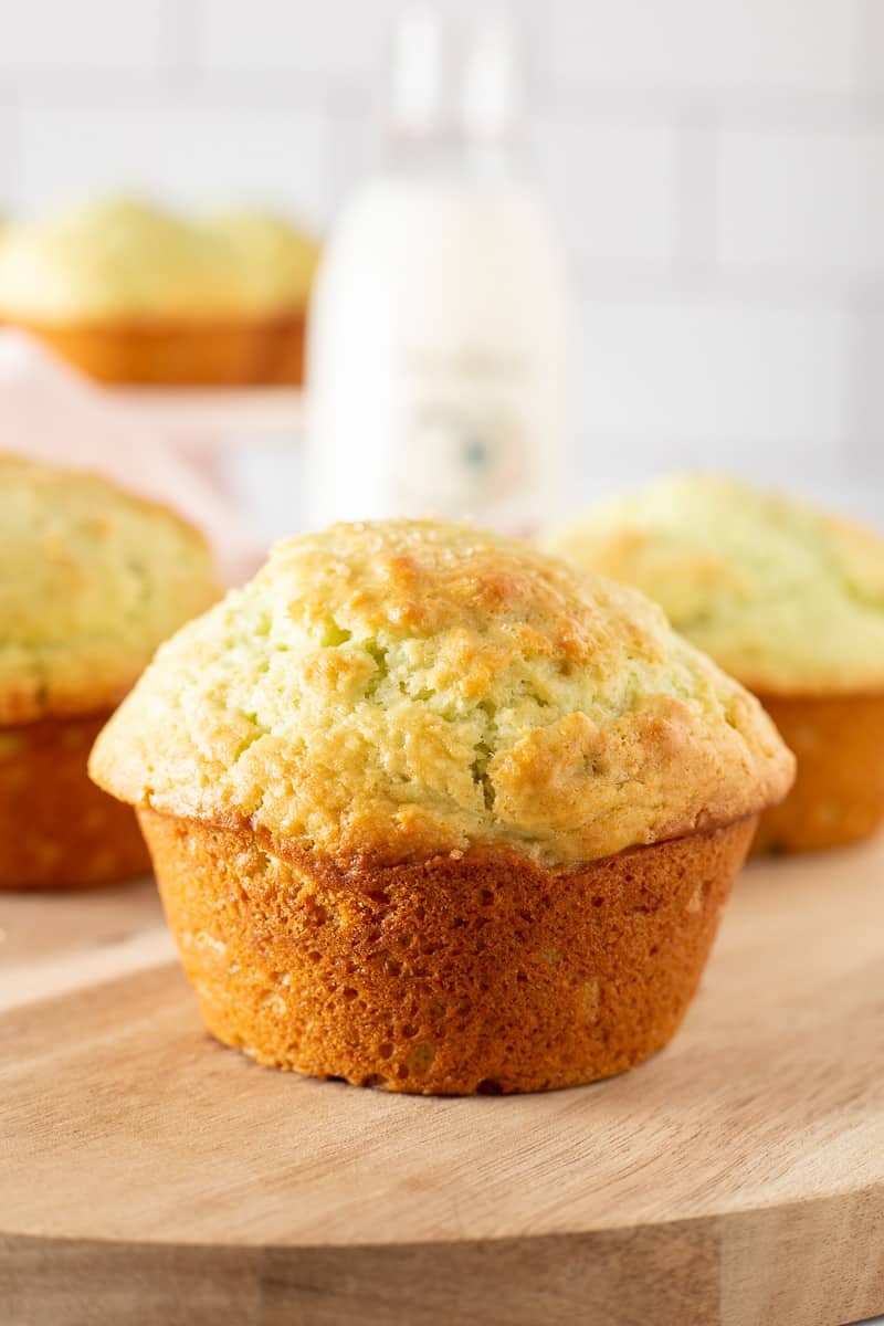 Bakery Style Pistachio Muffins She's Not Cookin'