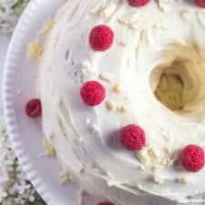 White Chocolate Raspberry Bundt Cake-image