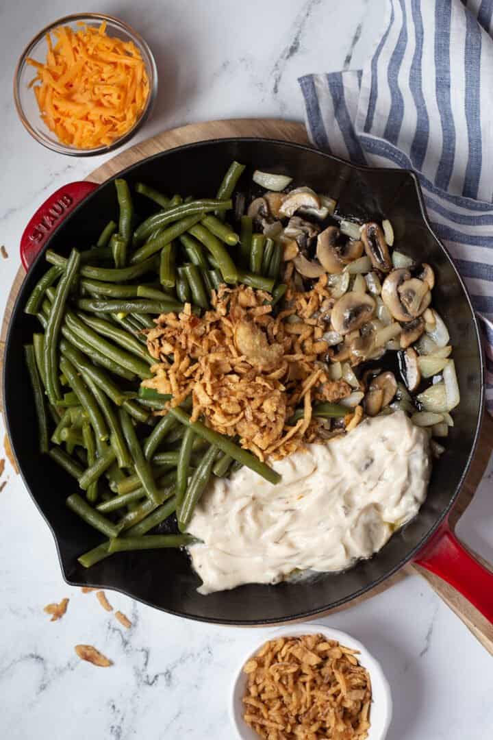Paula Deen's Southern Green Bean Casserole | She's Not Cookin'