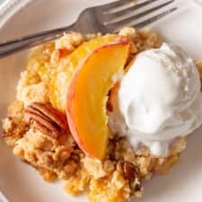 Easy Fresh Peach Dump Cake (with Cake Mix)-image