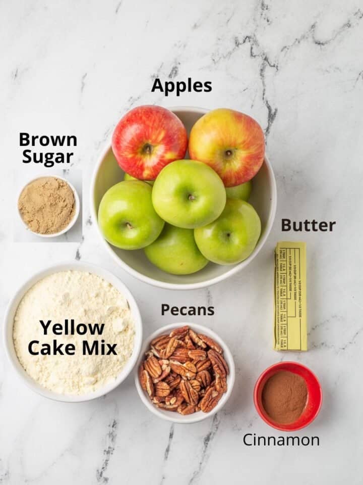 Cake Mix Apple Cobbler with Fresh Apples She's Not Cookin'