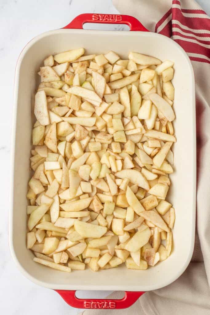 Cake Mix Apple Cobbler with Fresh Apples She's Not Cookin'