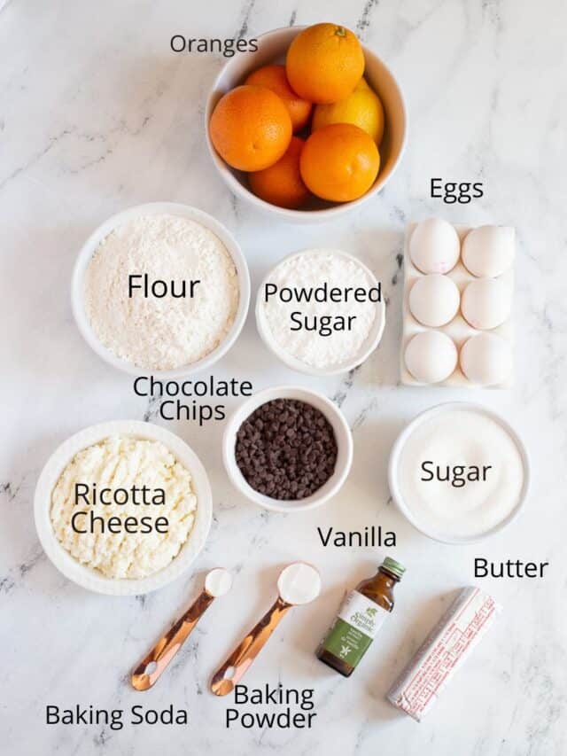 Orange Chocolate Chip Ricotta Cookies She's Not Cookin'