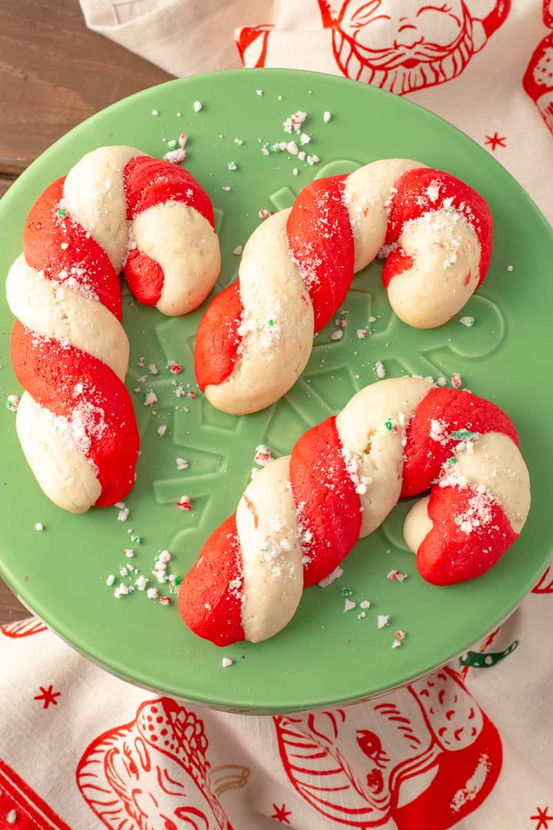 Candy Cane Cookies She's Not Cookin'