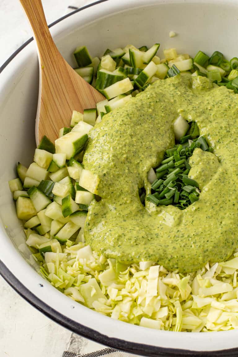 TikTok Green Goddess Salad (Baked by Melissa) She's Not Cookin'