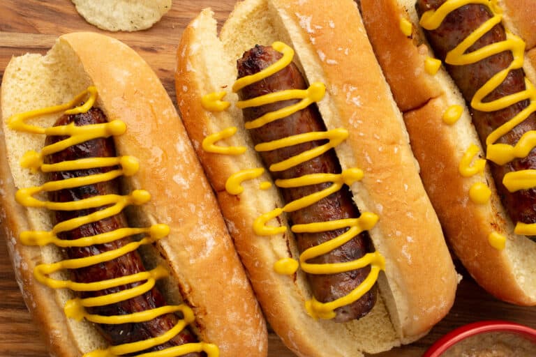Easy Air Fryer Brats (with Johnsonville Bratwurst) She's Not Cookin'