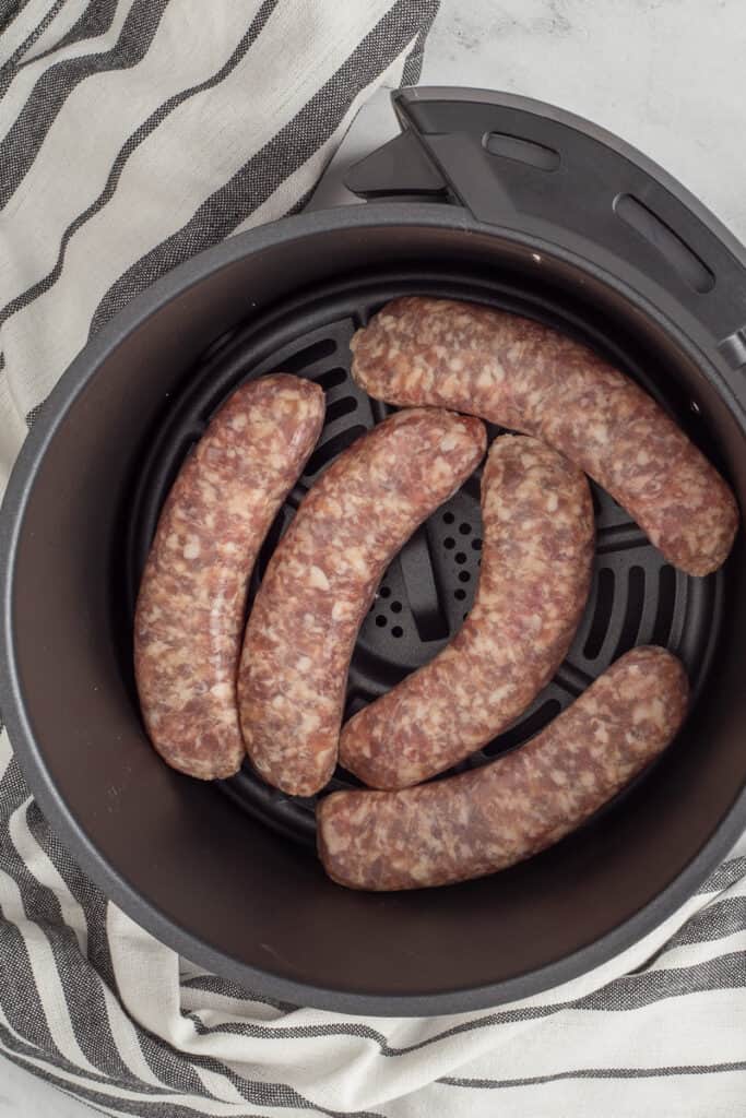 Easy Air Fryer Brats (with Johnsonville Bratwurst) She's Not Cookin'