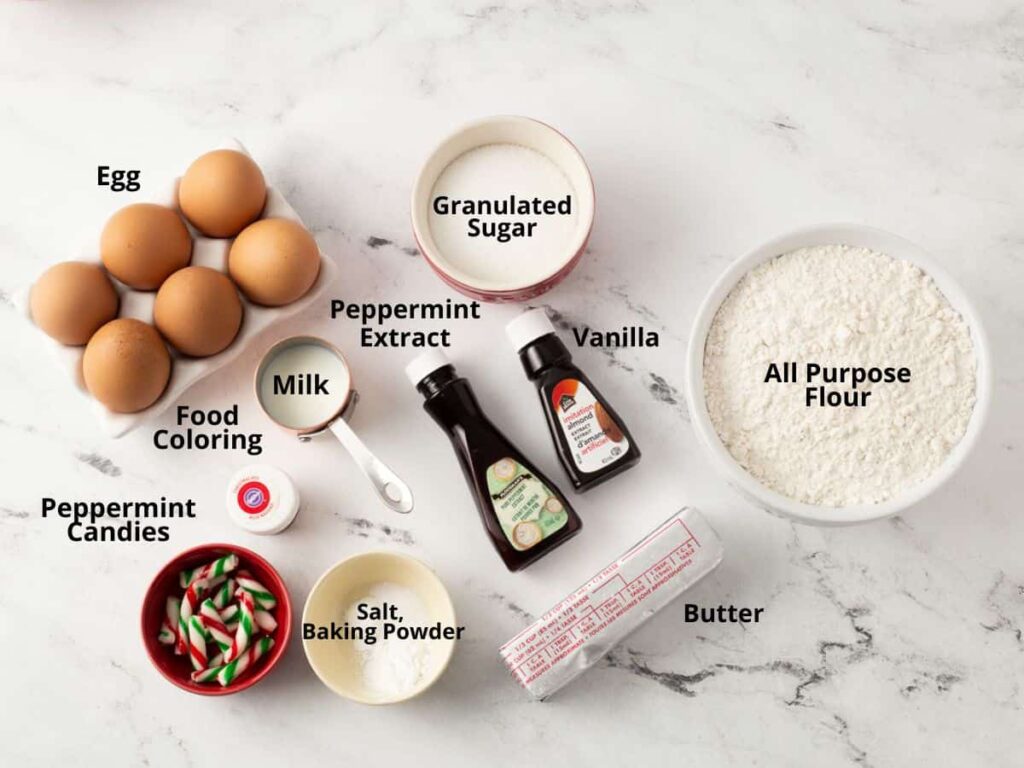 Candy Cane Cookies with Crushed Candy Canes | She's Not Cookin'