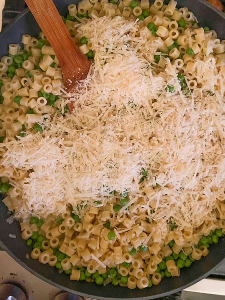 Pasta e Piselli (Italian Pasta and Peas Recipe) She's Not Cookin'