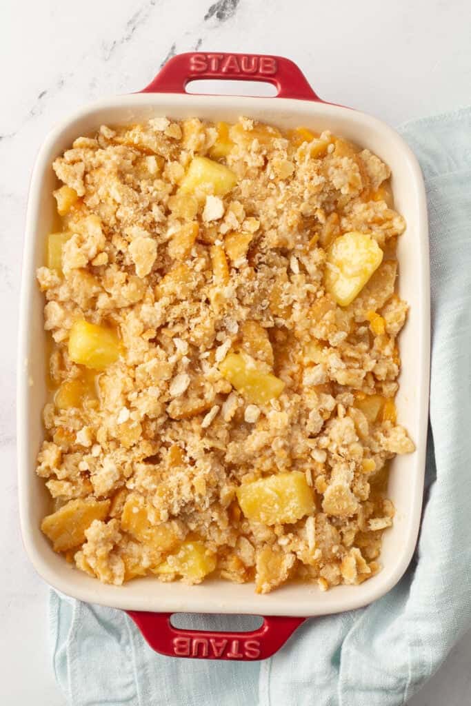 Paula Deen's Pineapple Casserole Recipe with Cheese She's Not Cookin'