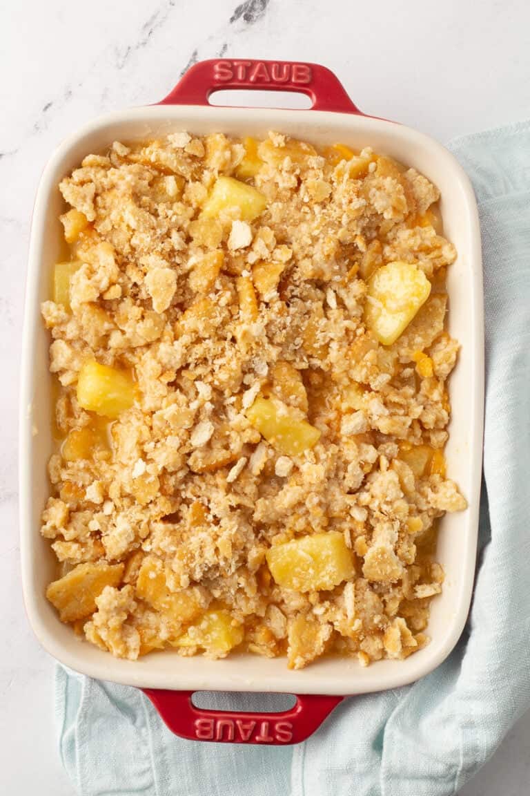 Paula Deen's Pineapple Casserole Recipe with Cheese She's Not Cookin'