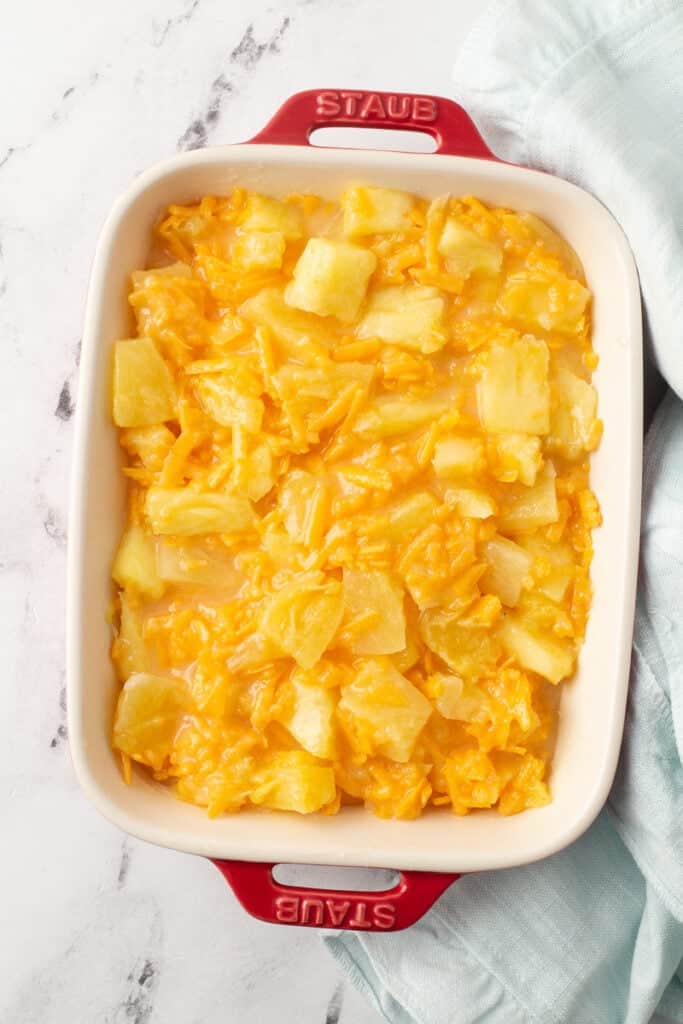 Paula Deen's Pineapple Casserole Recipe with Cheese She's Not Cookin'