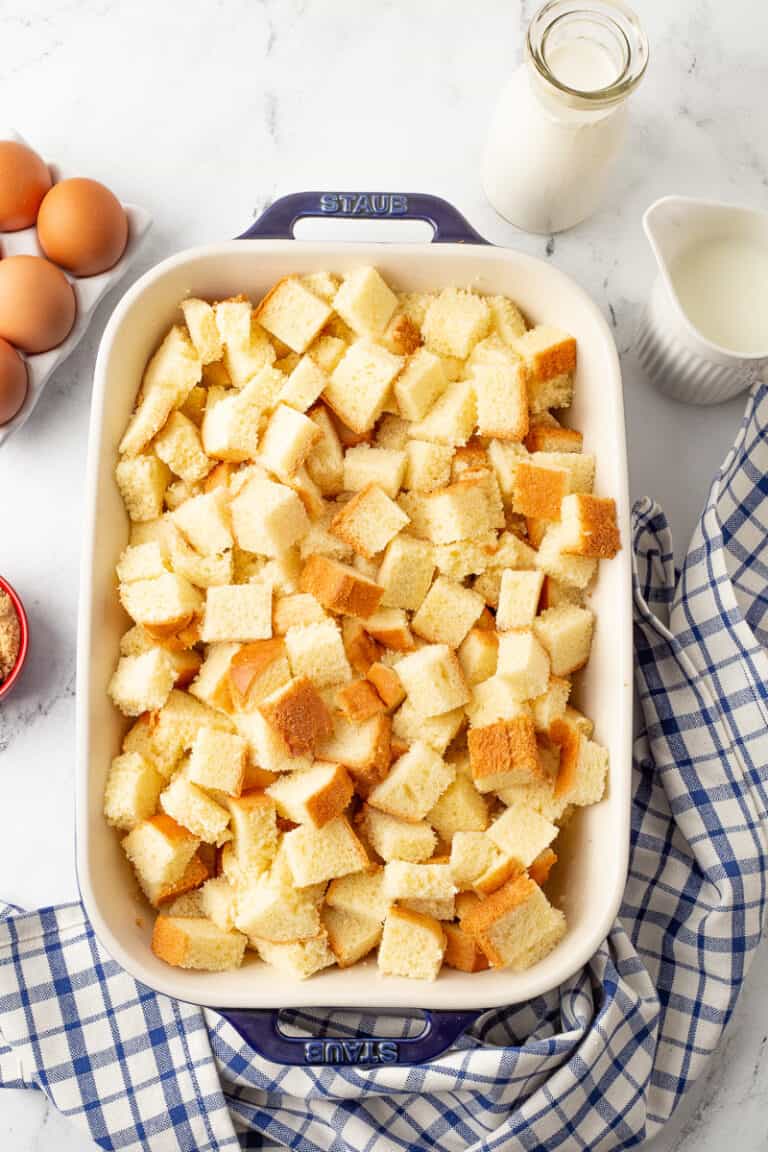Quick and Easy Brioche French Toast Casserole Recipe She's Not Cookin'
