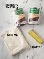 Easy Blueberry Dump Cake Recipe with 3 Ingredients | She's Not Cookin'