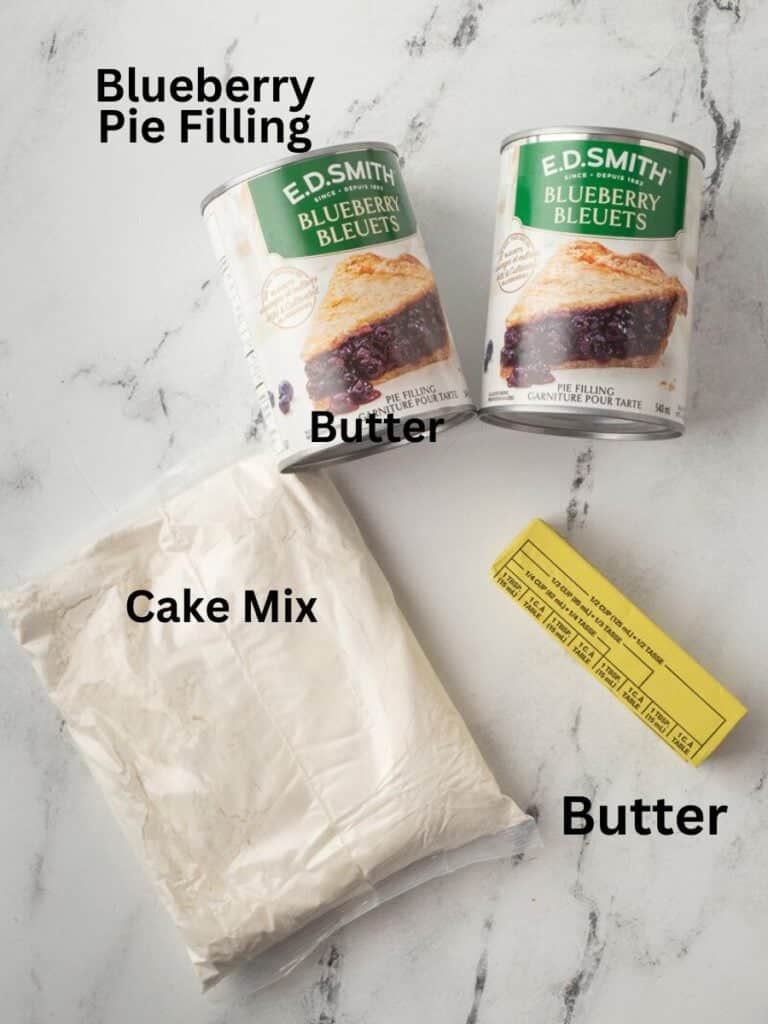 Easy Blueberry Dump Cake Recipe with 3 Ingredients | She's Not Cookin'