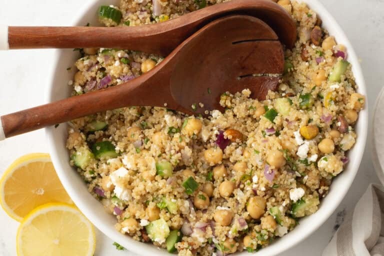 Jennifer Aniston Salad Recipe with Quinoa She's Not Cookin'