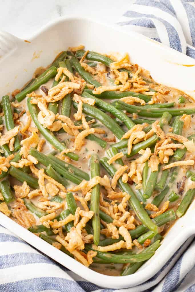 Campbells Green Bean Casserole (Classic Recipe) | She's Not Cookin'