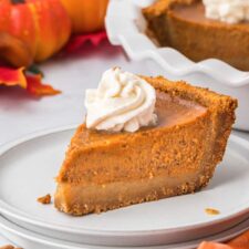 Easy Pumpkin Pie with Graham Cracker Crust-image