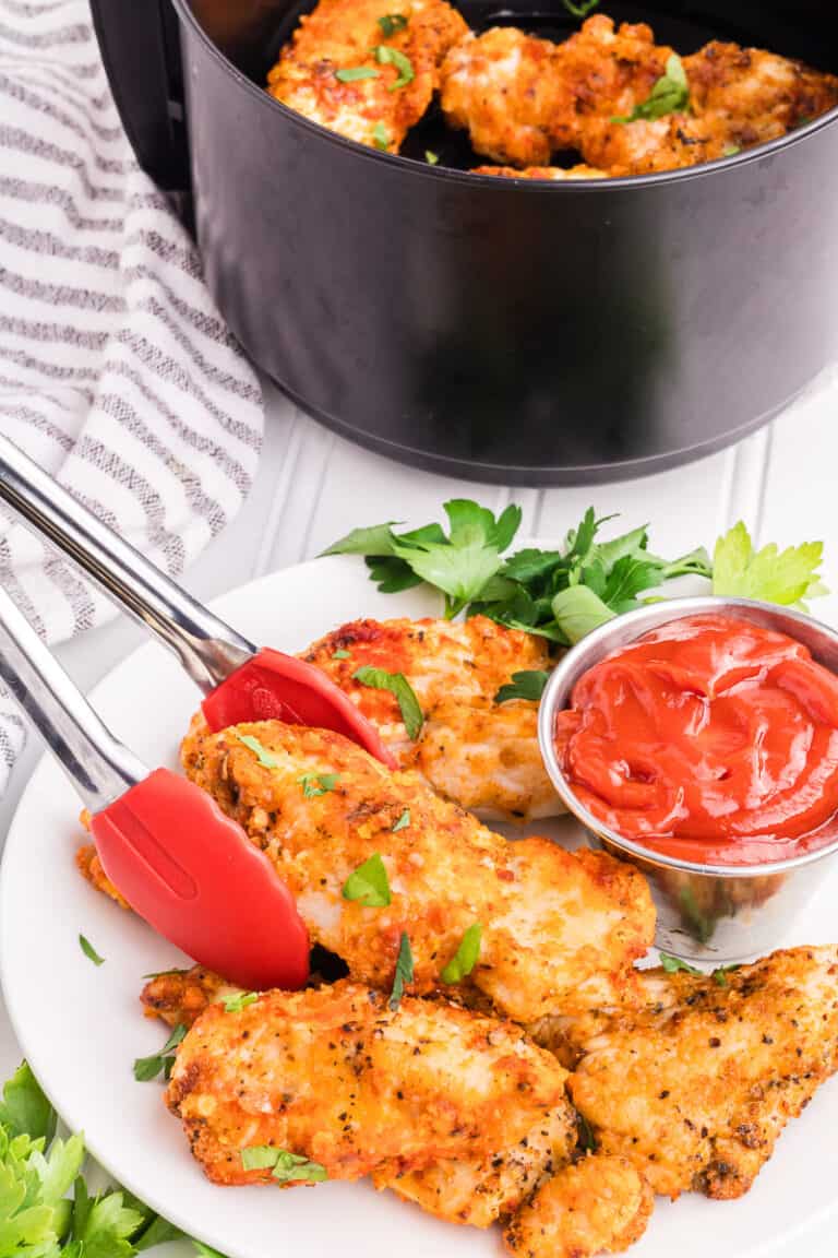 Easy Air Fryer Chicken Tenders (No Breading) She's Not Cookin'