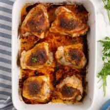 Oven Baked Chicken Thighs-image