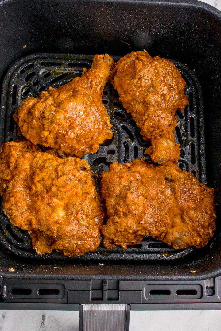 Perfect Air Fryer Fried Chicken | She's Not Cookin'