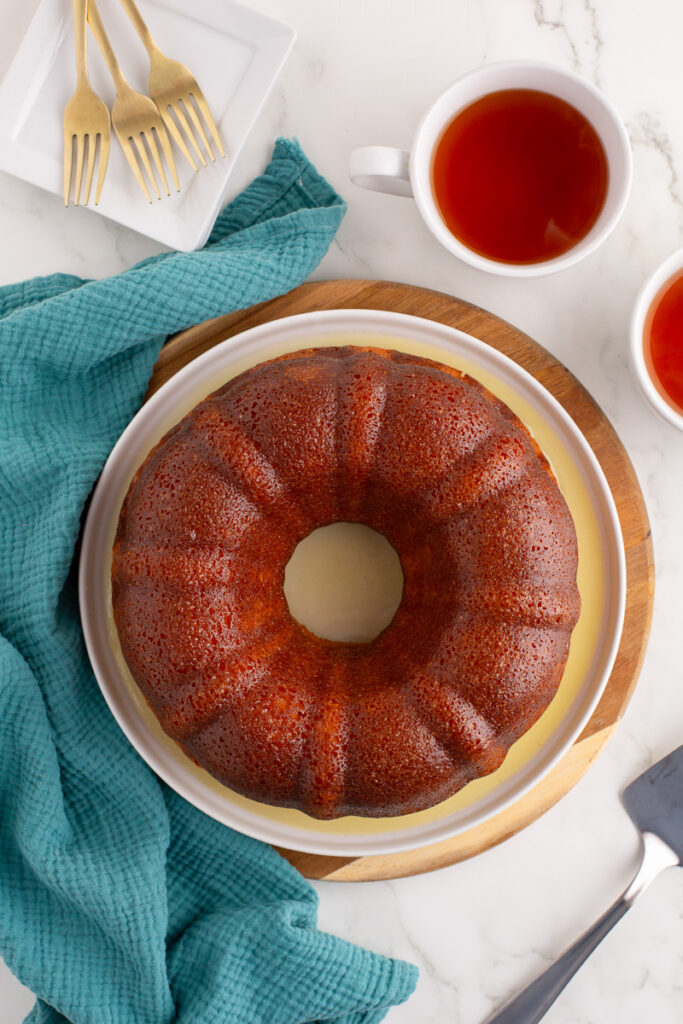 Easy Rum Cake with Cake Mix She s Not Cookin