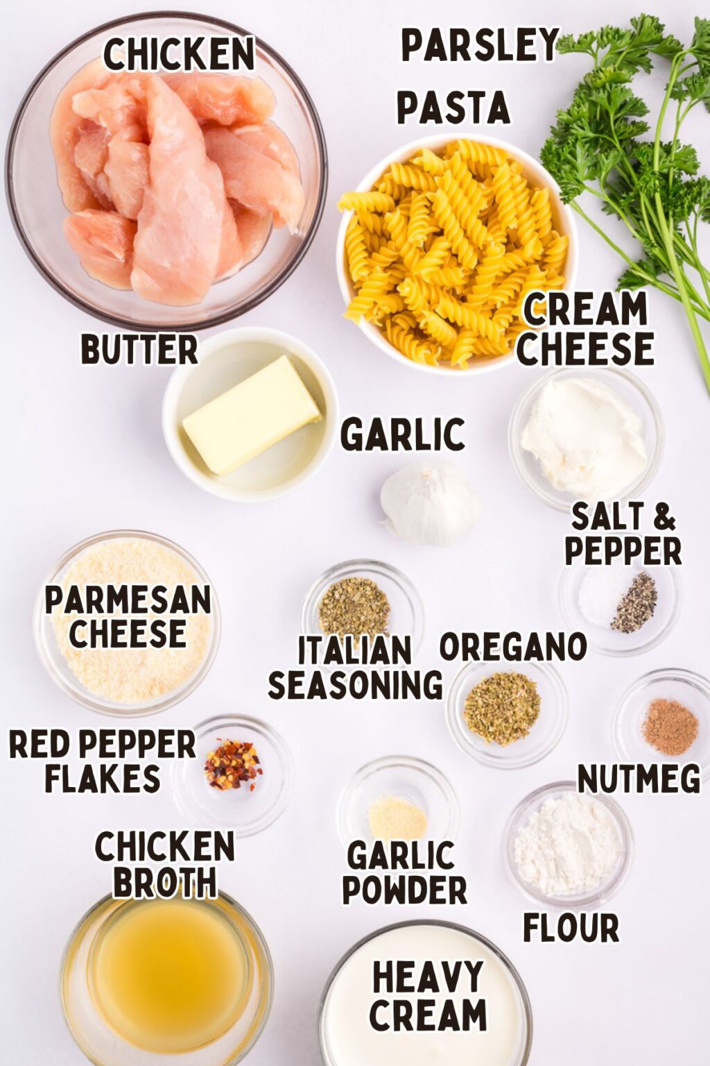 Chicken Garlic Parmesan Pasta She's Not Cookin'