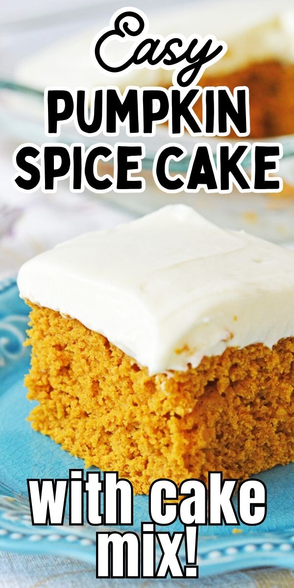 Easy Pumpkin Spice Cake She s Not Cookin