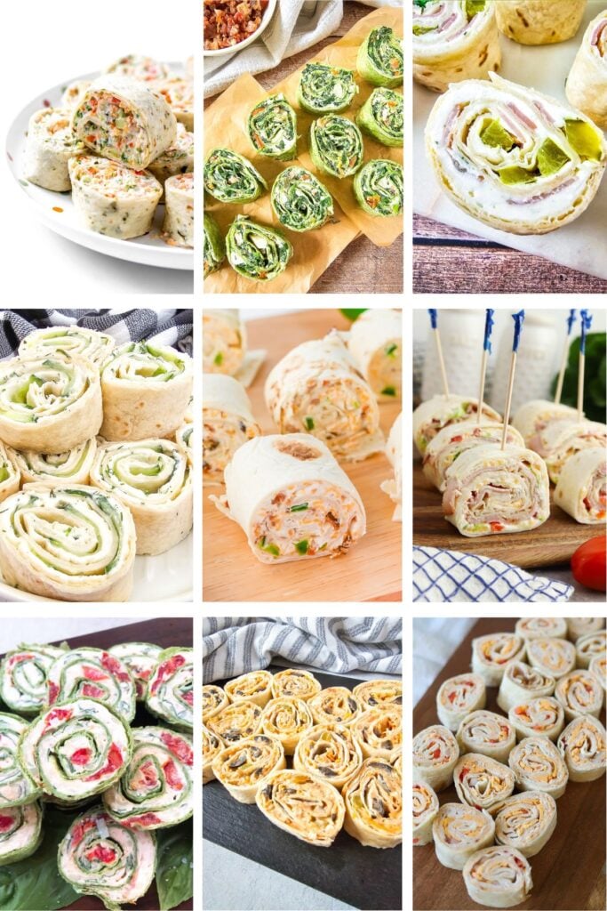 Featured image pinwheel appetizer recipes.