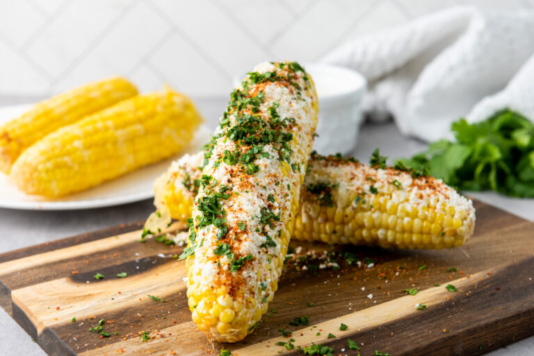 Mexican Street Corn On The Cob (Elote) | She's Not Cookin'