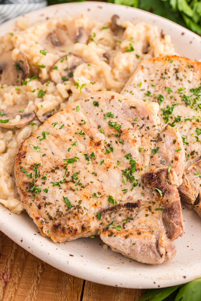 Pork Chop Casserole | She's Not Cookin'