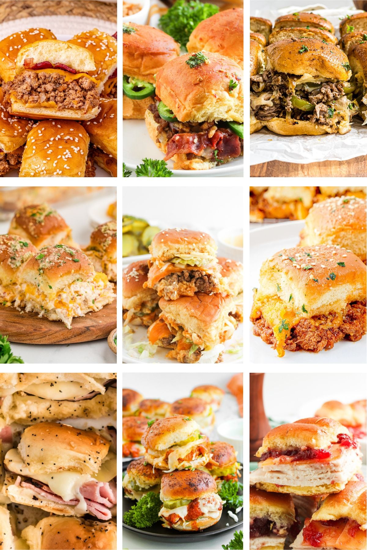 Photo collage with slider recipes.