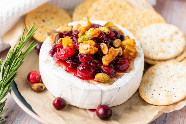 Cranberry Baked Brie | She's Not Cookin'