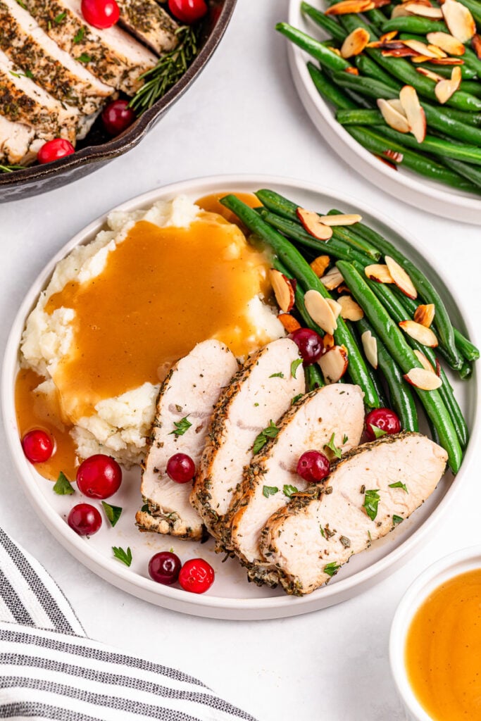 Oven Roasted Turkey Tenderloin She S Not Cookin