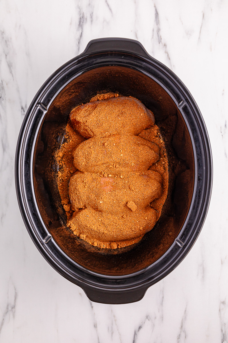 Remaining ingredients placed in slow cooker.