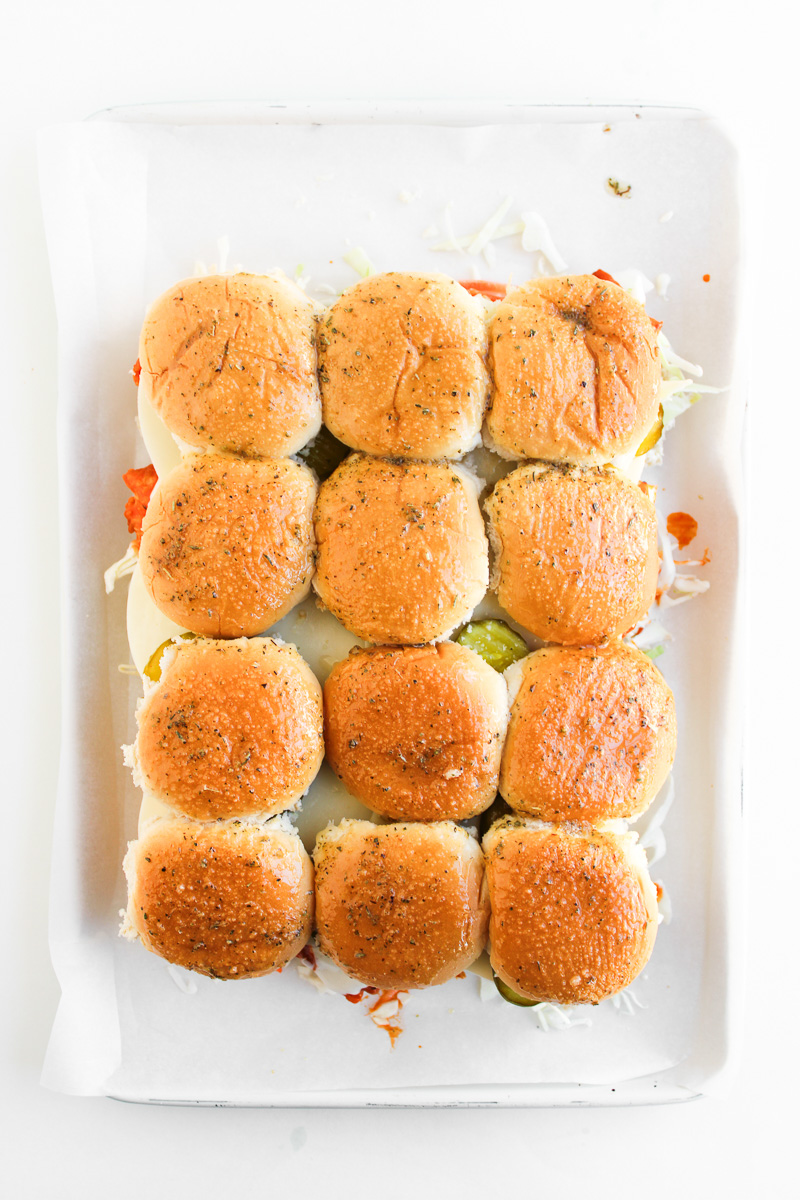 Tops are added to sliders.