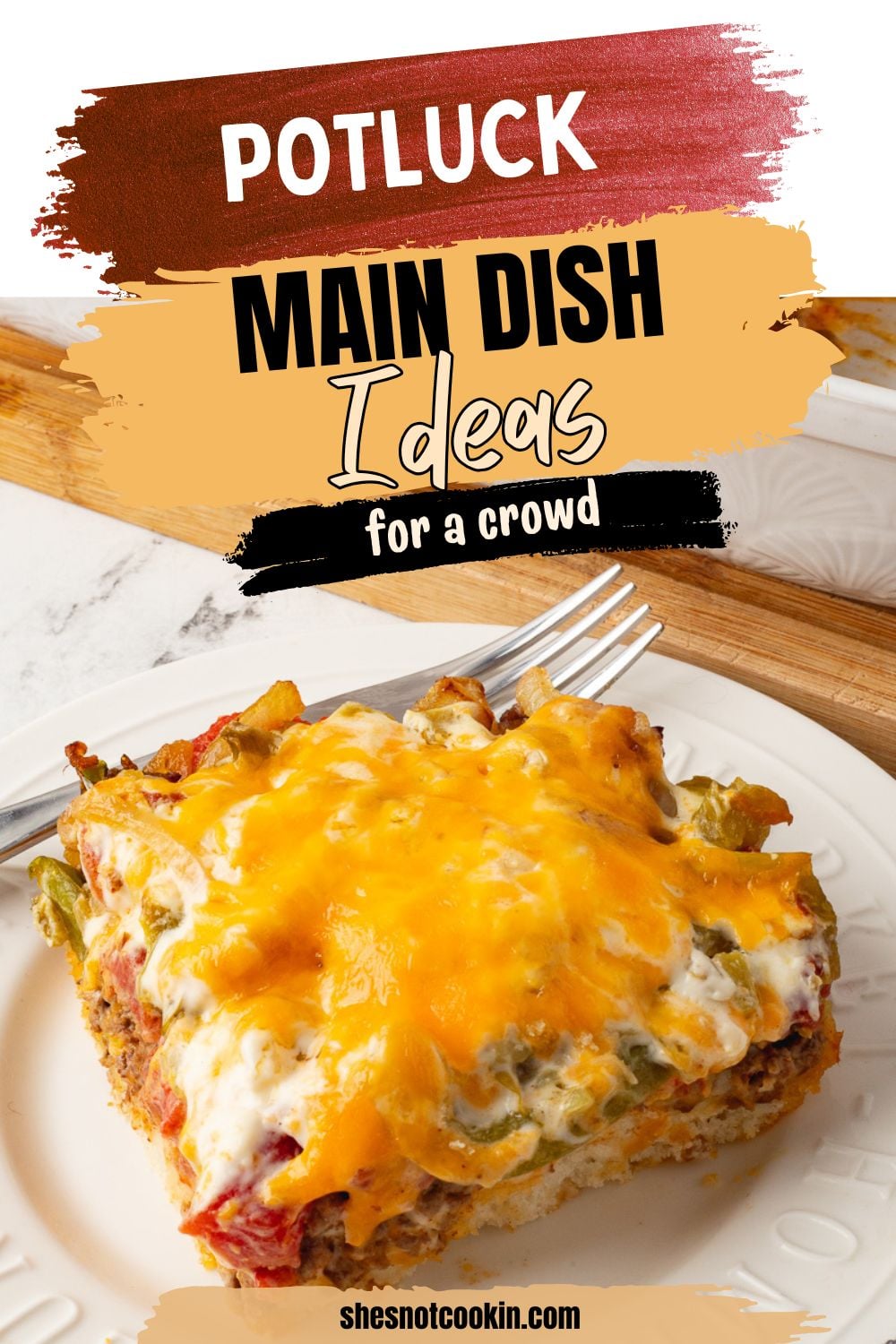 John Wayne casserole served on a plate.