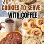 Photo collage with cookie recipes & text overlay.