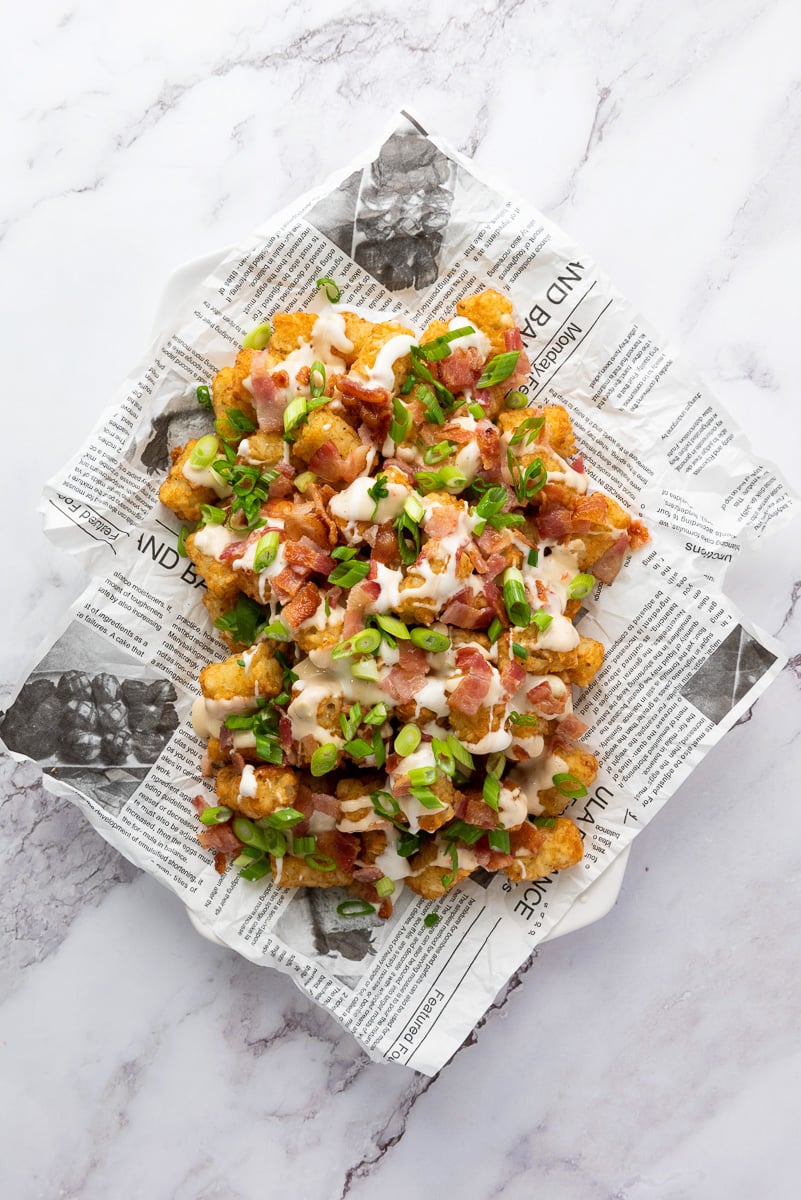 Green onions are sprinkled on top.